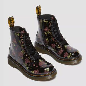 Doc Martens Junior 1460 Decayed Rose Leather Lace Up Boots (US 13)